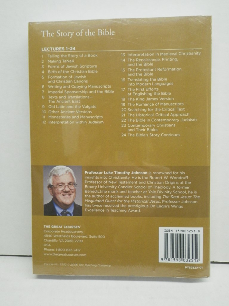 Image 1 of The Story of the Bible Lecture Transcript and Course Guidebook, PB