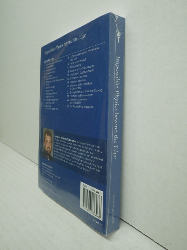 Image 2 of Great Courses - Impossible: Physics beyond the Edge TRANSCRIPT BOOK, PB