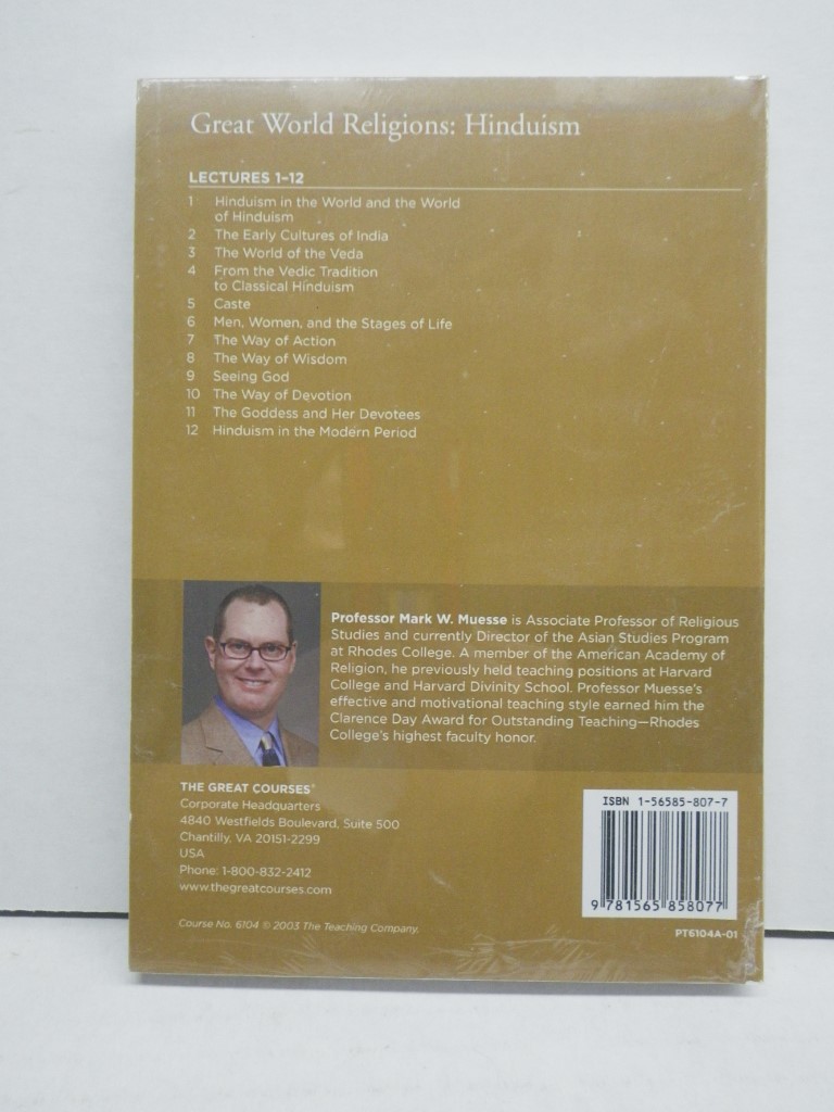 Image 1 of The Great Courses - Great World Religions: Hinduism -Transcript book, PB