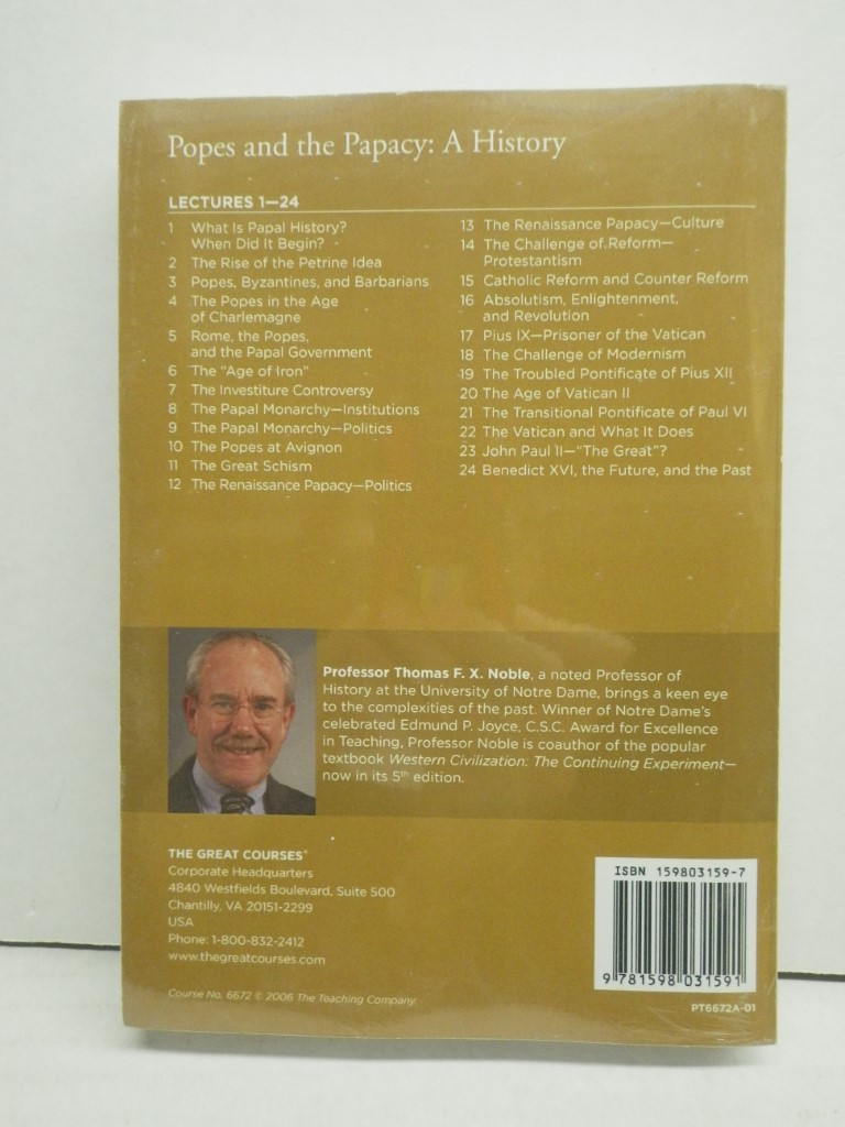 Image 1 of Transcripts: Popes and the Papacy, PB