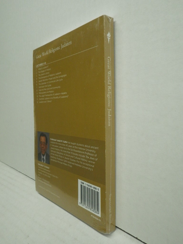 Image 2 of The Great Courses - Great World Religions: Judaism -Transcript Book, PB
