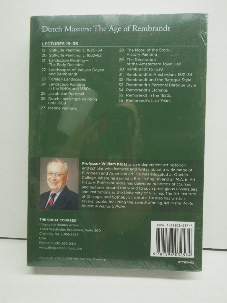 Image 1 of TRANSCRIPTS : DUTCH MASTERS The Age of Rembrandt, 2 PB