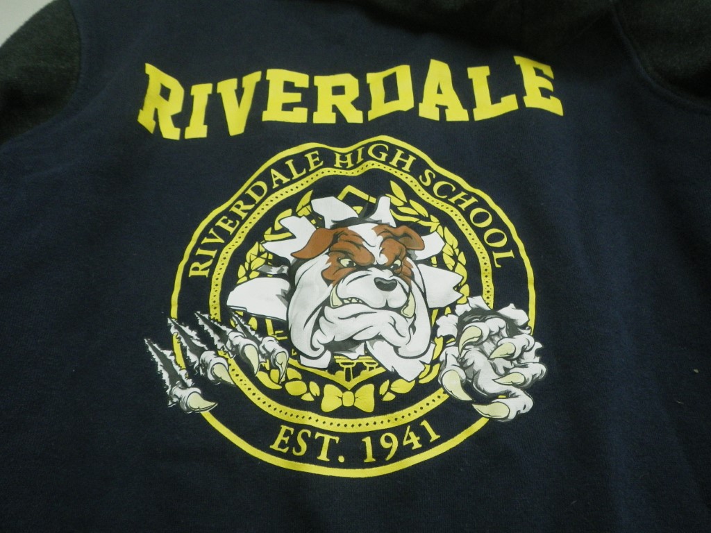 Image 2 of RIVERDALE HIGH SCHOOL HOODIE PEACOAT/JACKET SIZE M, Junior