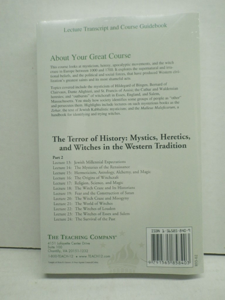 Image 1 of The Great Courses - The Terror of History Parts 1 & 2 Guidebook Sealed, 2 PB