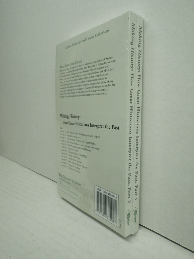 Image 2 of Making History: How Great Historians Interpret the Past, Parts 1 & 2, 2 PB