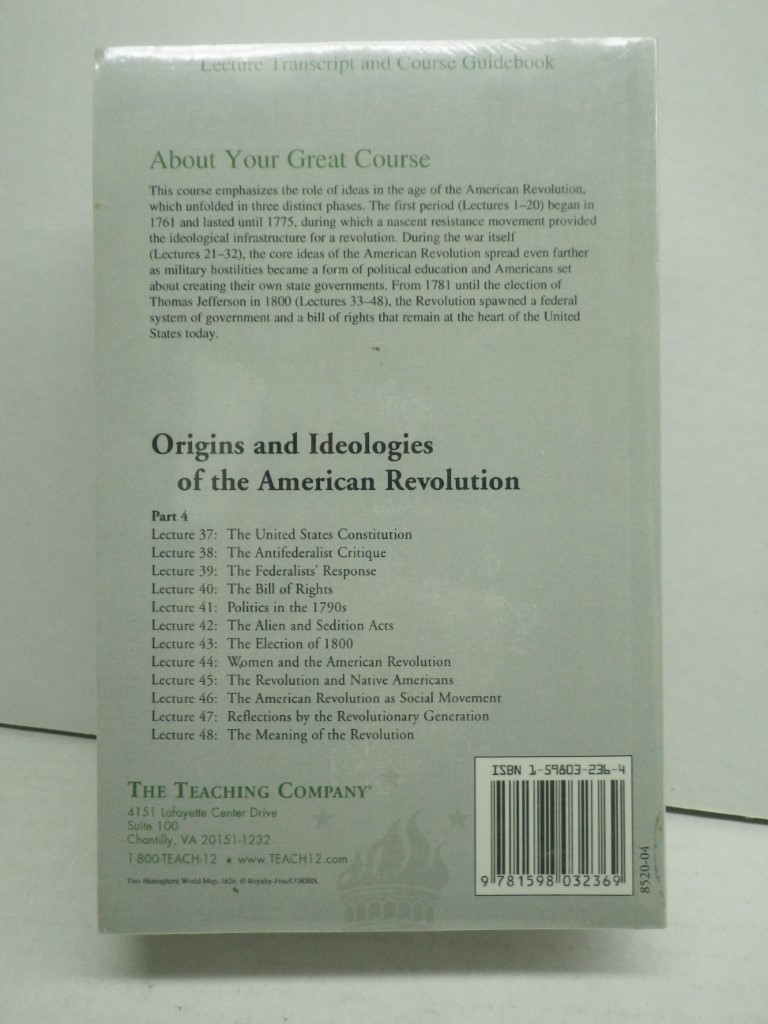 Image 1 of Origins and Ideologies of the American Revolution, Transcript, 2 PB