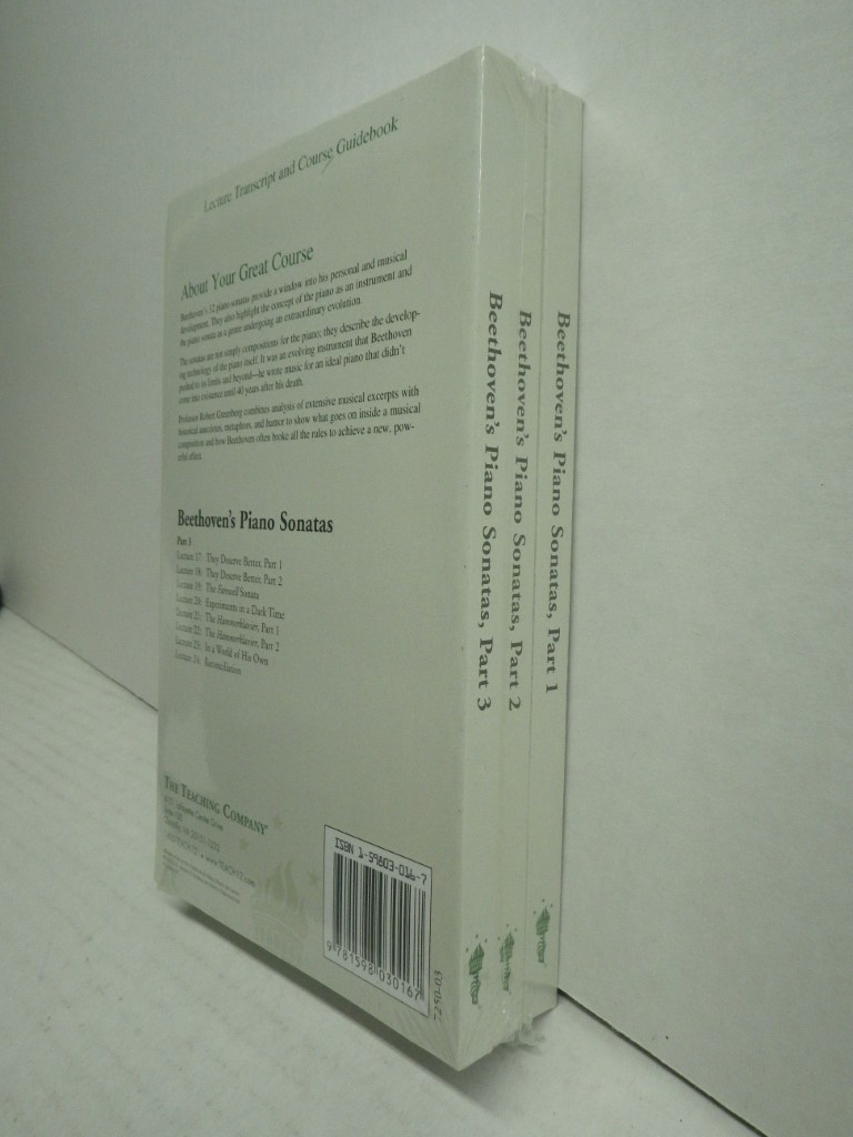 Image 2 of Beethoven's Piano Sonatas (Great Courses, 3 Volume Set), 3 PB