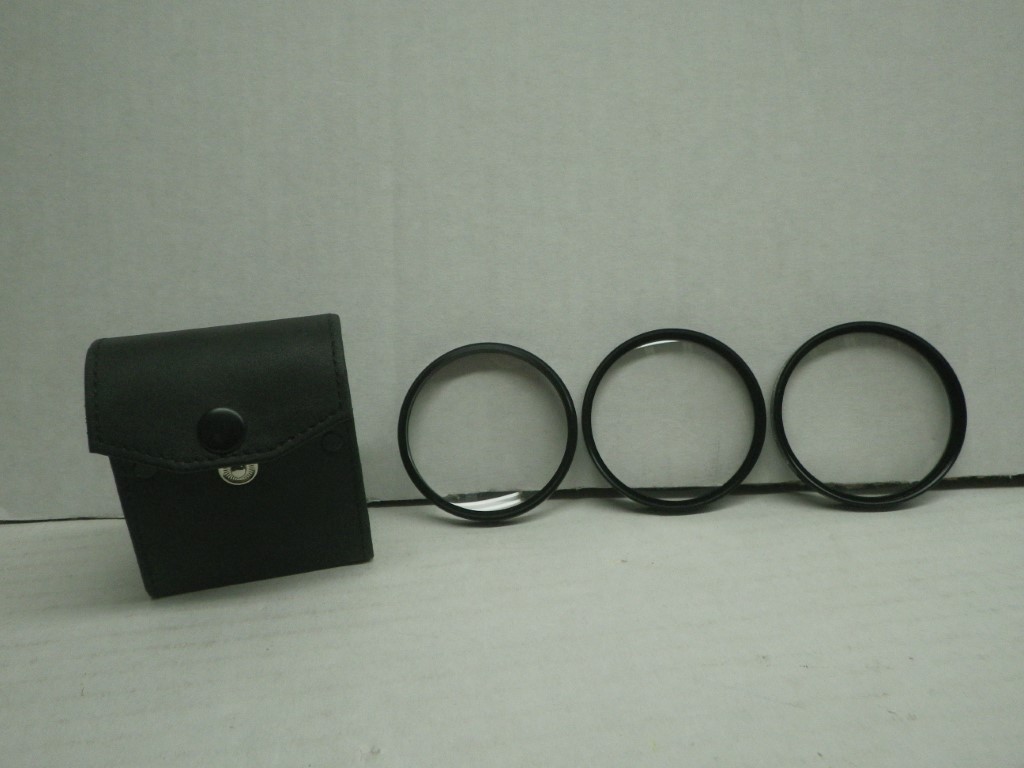 Tiffen 58mm Close-up Lens Set +1, +2, +4 in case