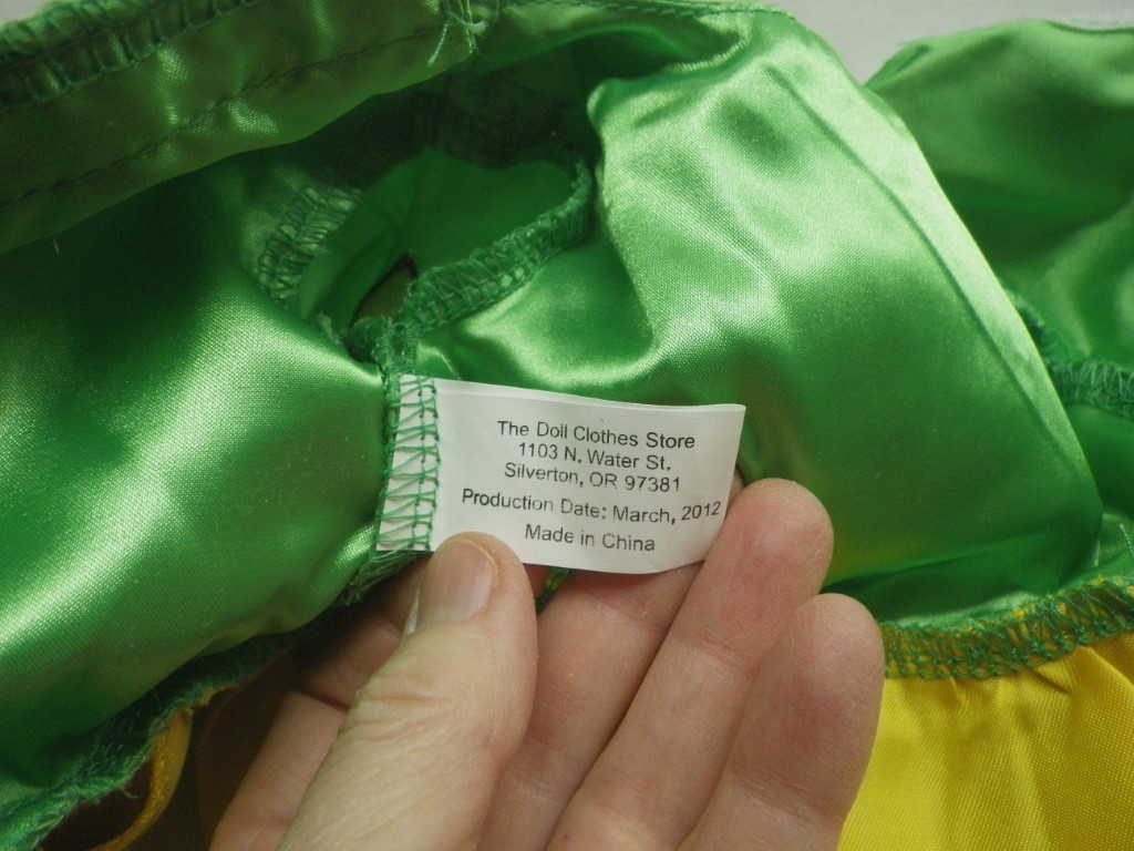 Image 7 of Green Irish Dance Costume Doll Clothes For 18” American Girl 