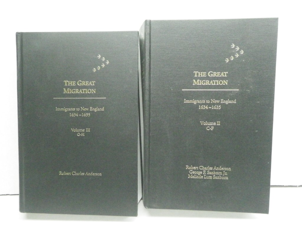 Image 5 of THE GREAT MIGRATION BEGINS: IMMIGRANTS TO NEW ENGLAND, 1634-1635: VOL. I: A - B 