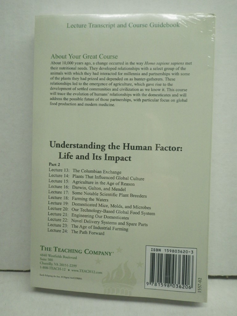 Image 1 of Great Courses TRANSCRIPTS : UNDERSTANDING THE HUMAN FACTOR, 2 PB