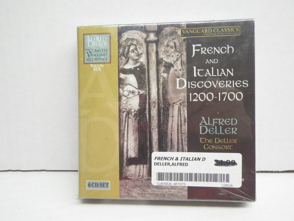 Image 0 of [Alfred Deller: The Complete Vanguard Recordings Vol. 6] French And Italian Disc