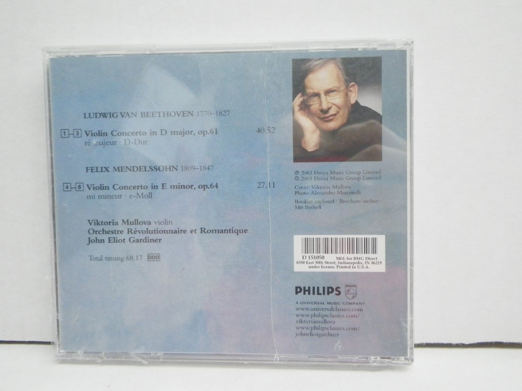 Image 1 of Beethoven / Mendelssohn: Violin Concertos