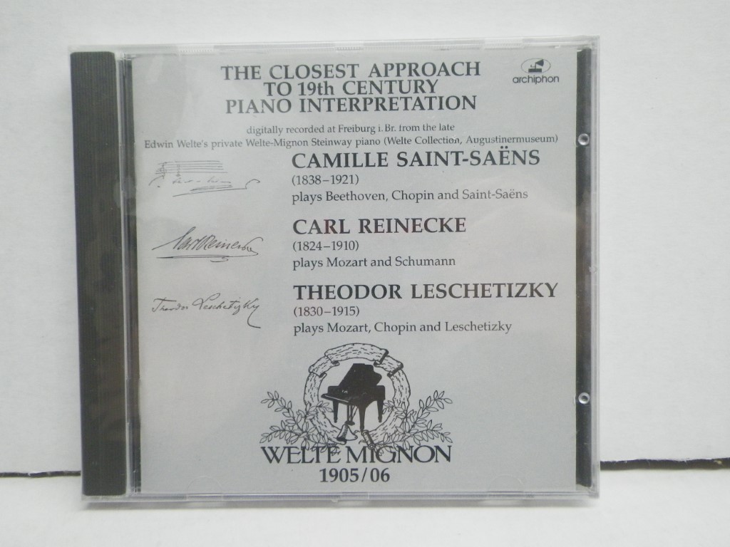 The Closest Approach to 19th Century Piano Interpretation - Welte-Mignon