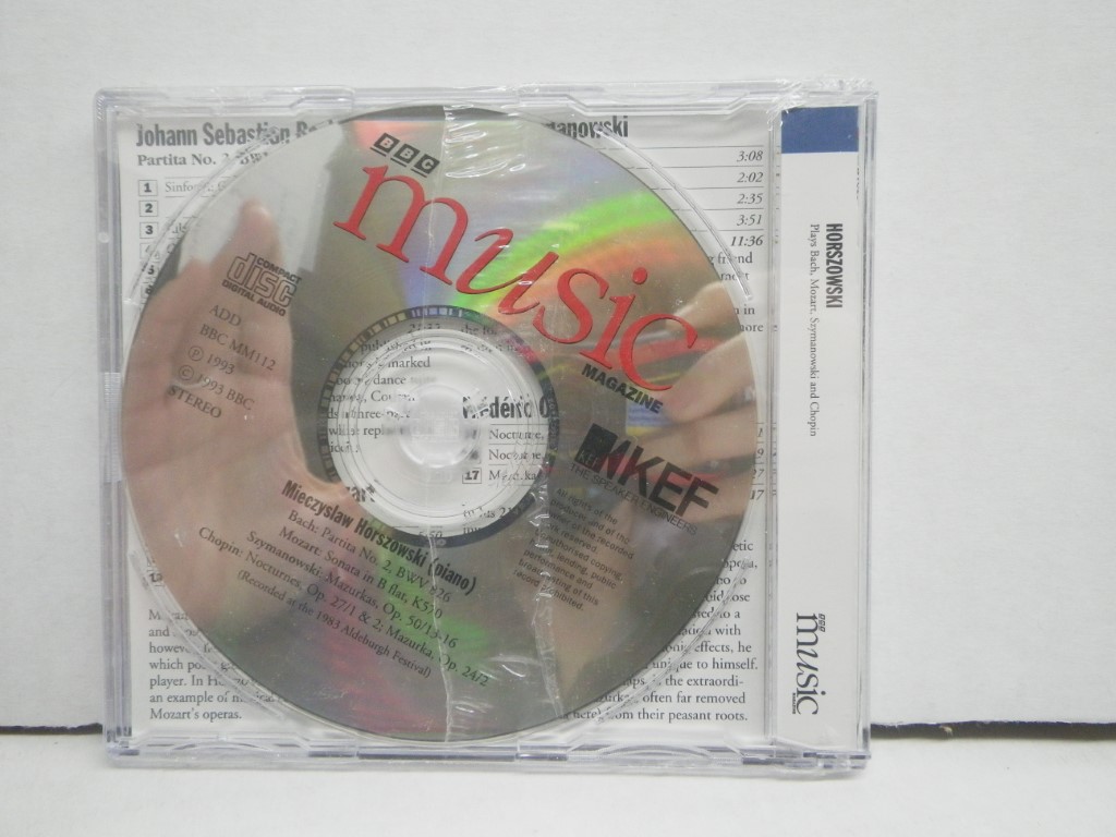 Image 1 of Mieczyslaw Horszowski, Volume I, Number 12 (Horszowski plays Bach, Mozart, Szyma