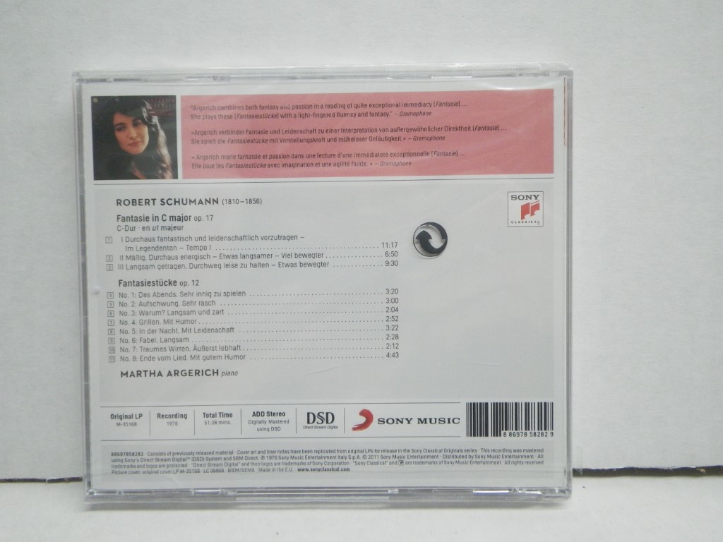 Image 1 of Schumann: Fantasia Op. 17; Fantasies Tucke Op. 12