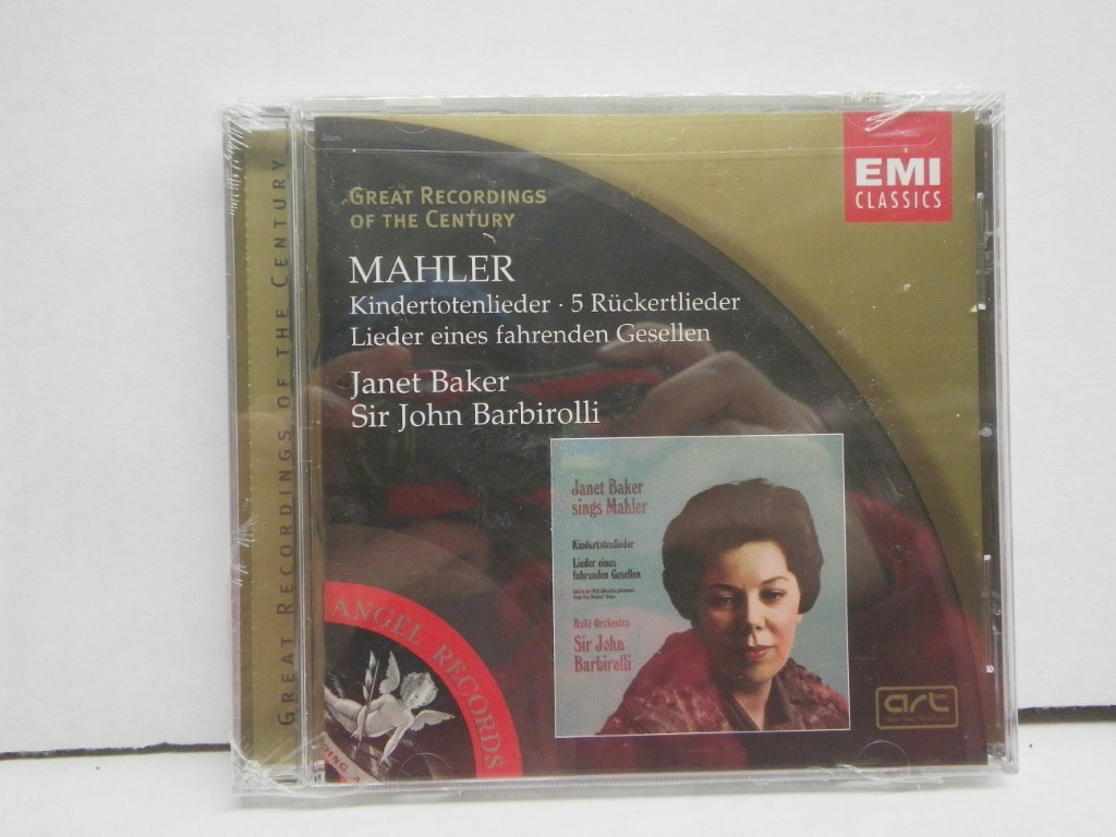 Image 0 of Great Recordings Of The Century - Janet Baker Sings Mahler: kindertotenlieder / 