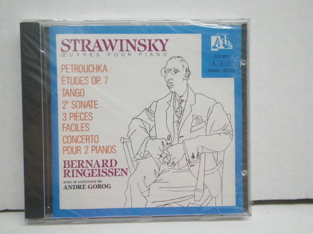 Image 0 of Strawinsky Oeuvres pour piano - BERNARD RINGEISSEN (1986-05-04)