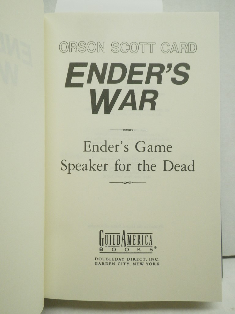 Image 1 of Ender's War (Ender's Game, Speaker for the Dead)