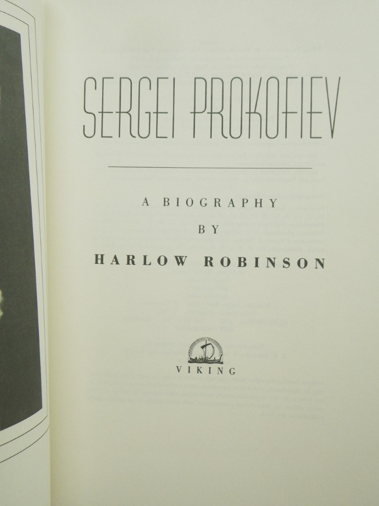 Image 1 of Sergei Prokofiev: A Biography