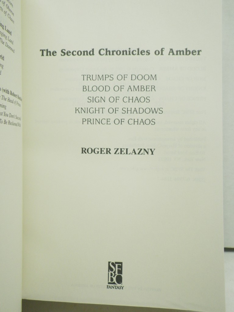 Image 1 of The Second Chronicles of Amber (Amber, 6 - 10)