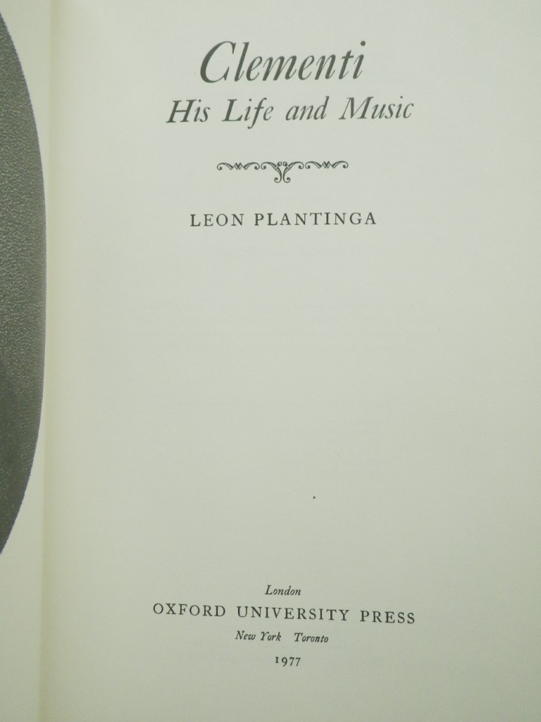 Image 1 of Clementi: His life and music