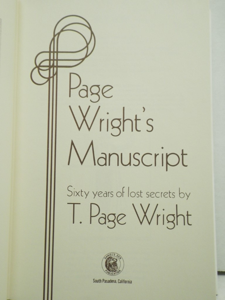 Image 2 of Page Wright's Manuscript