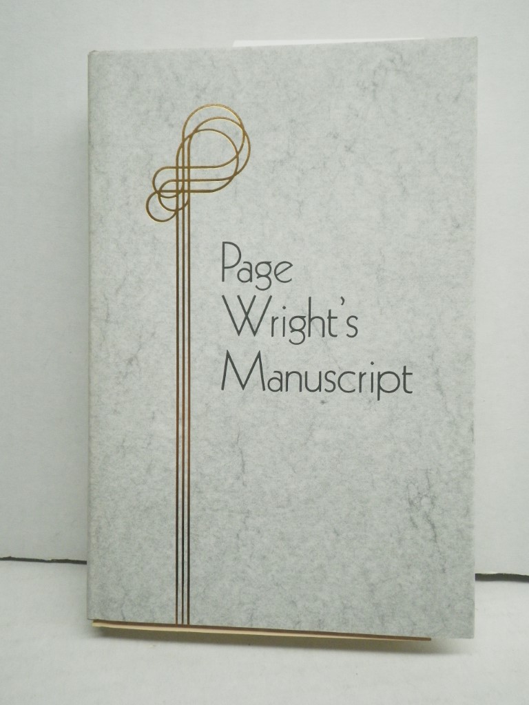 Image 0 of Page Wright's Manuscript