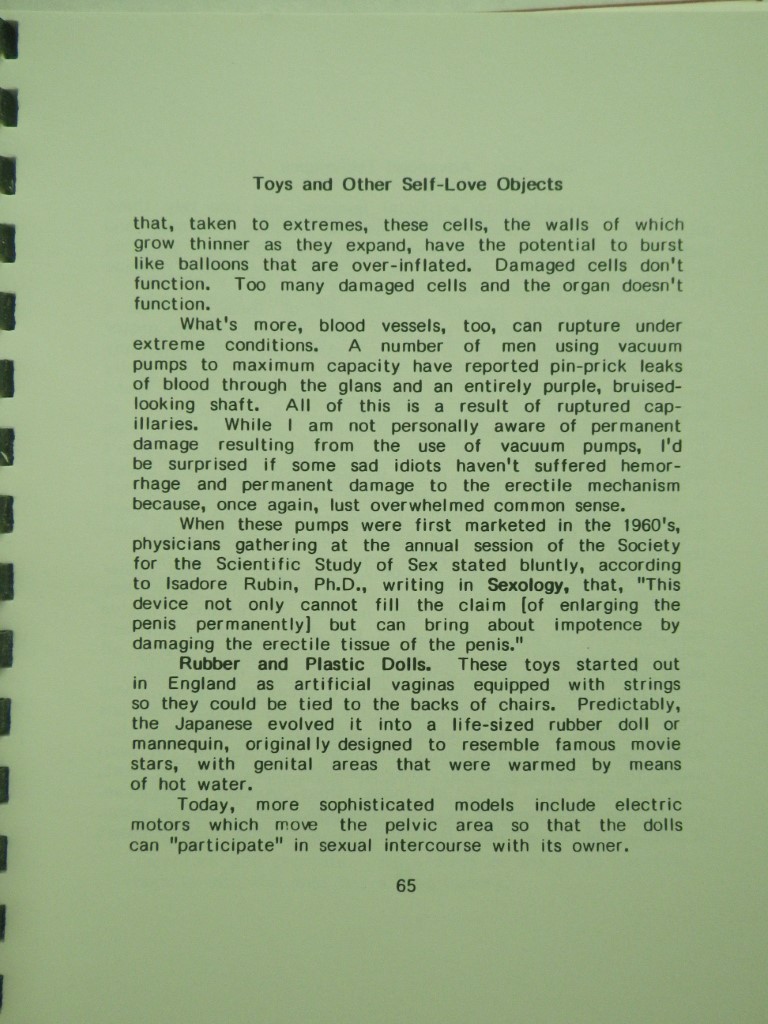 Image 2 of Solo Sex: Advanced Techniques