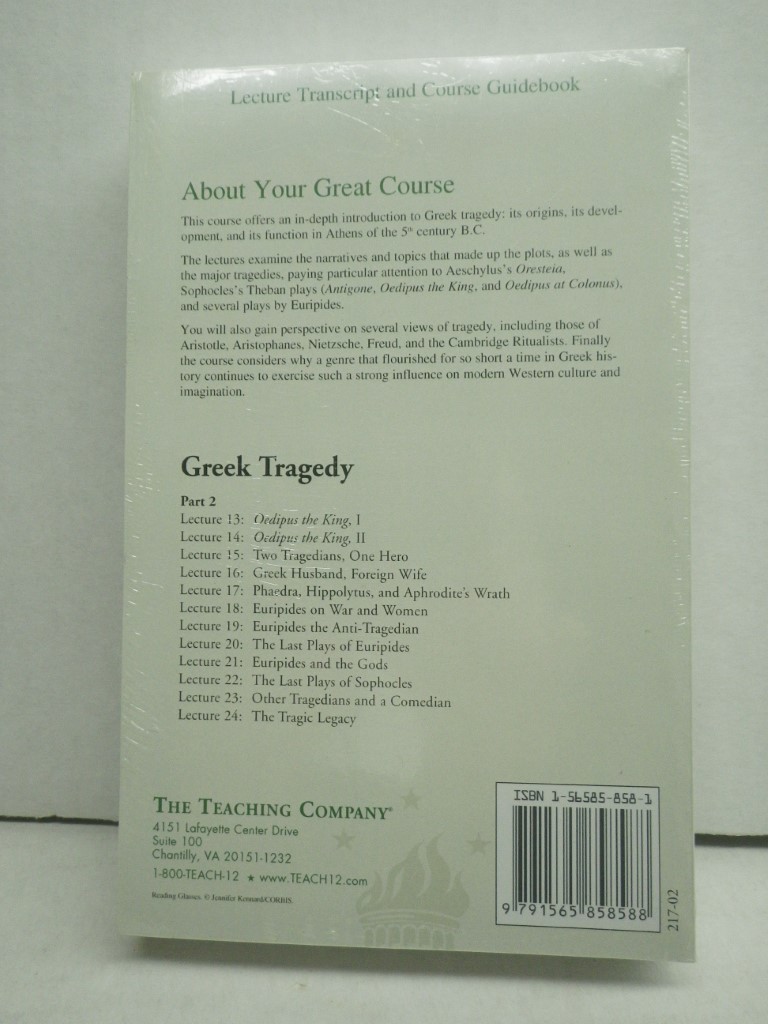 Image 1 of TRANSCRIPTS : GREEK TRAGEDY new & sealed, 2 PB