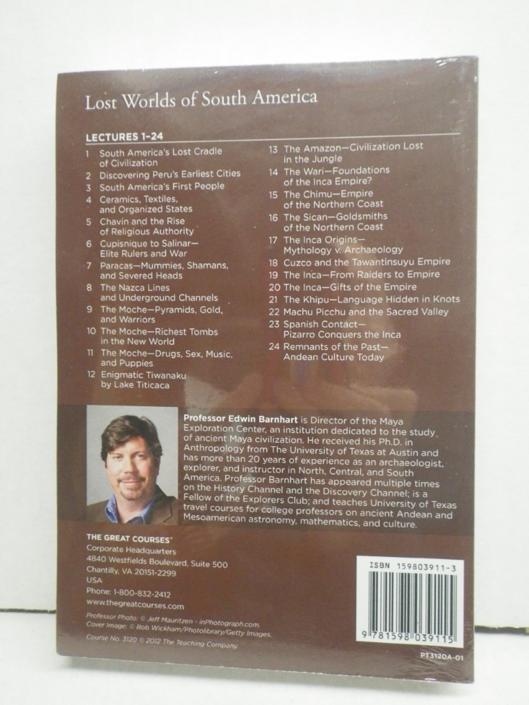 Image 1 of Lost Worlds of South America, 1 Transcript PB