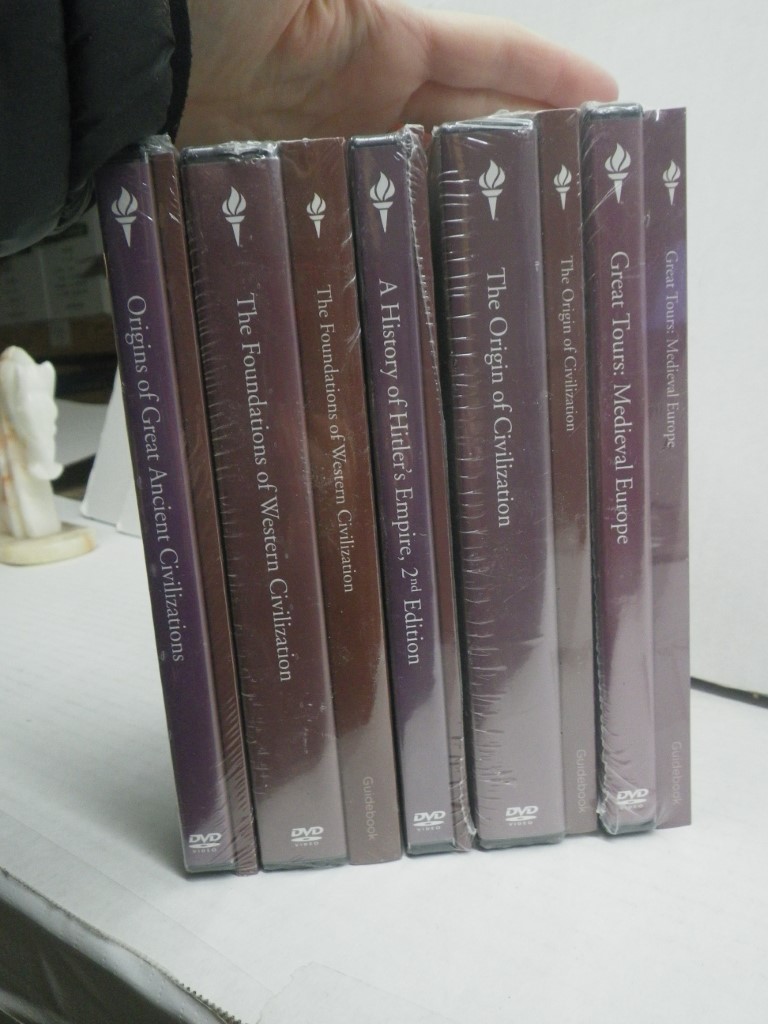 Image 1 of Lot of 5 Great Courses DVD/PB, History.