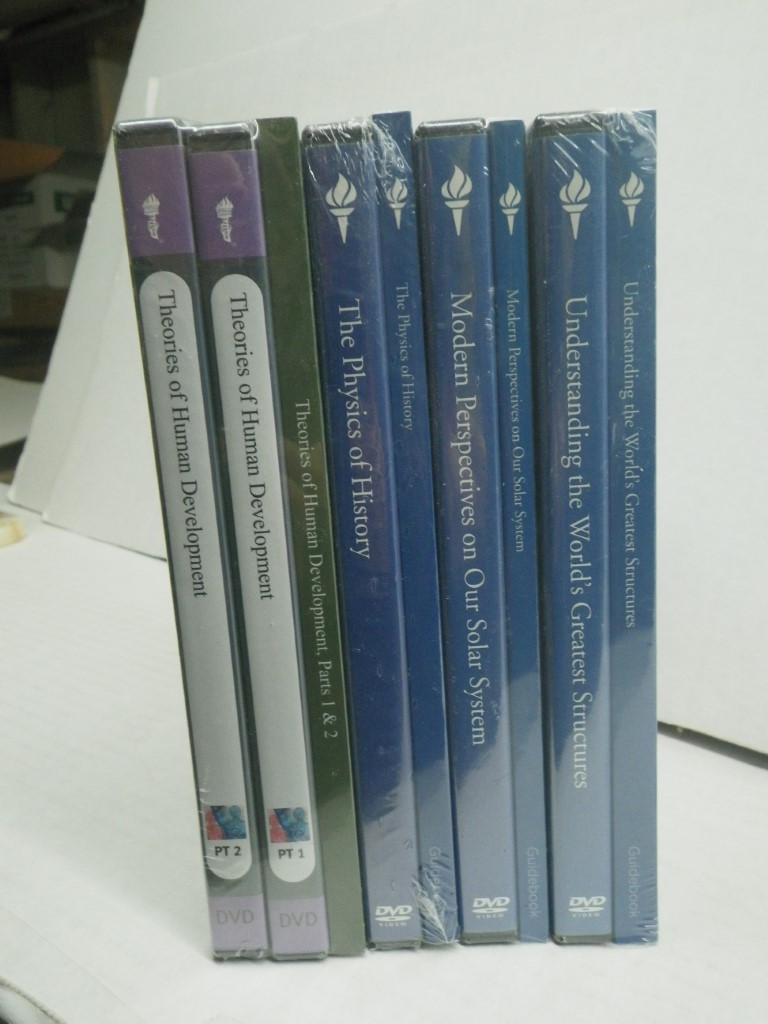 Image 1 of Lot of 4 Great Courses DVD/PB, Science