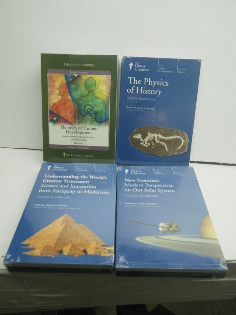 Lot of 4 Great Courses DVD/PB, Science
