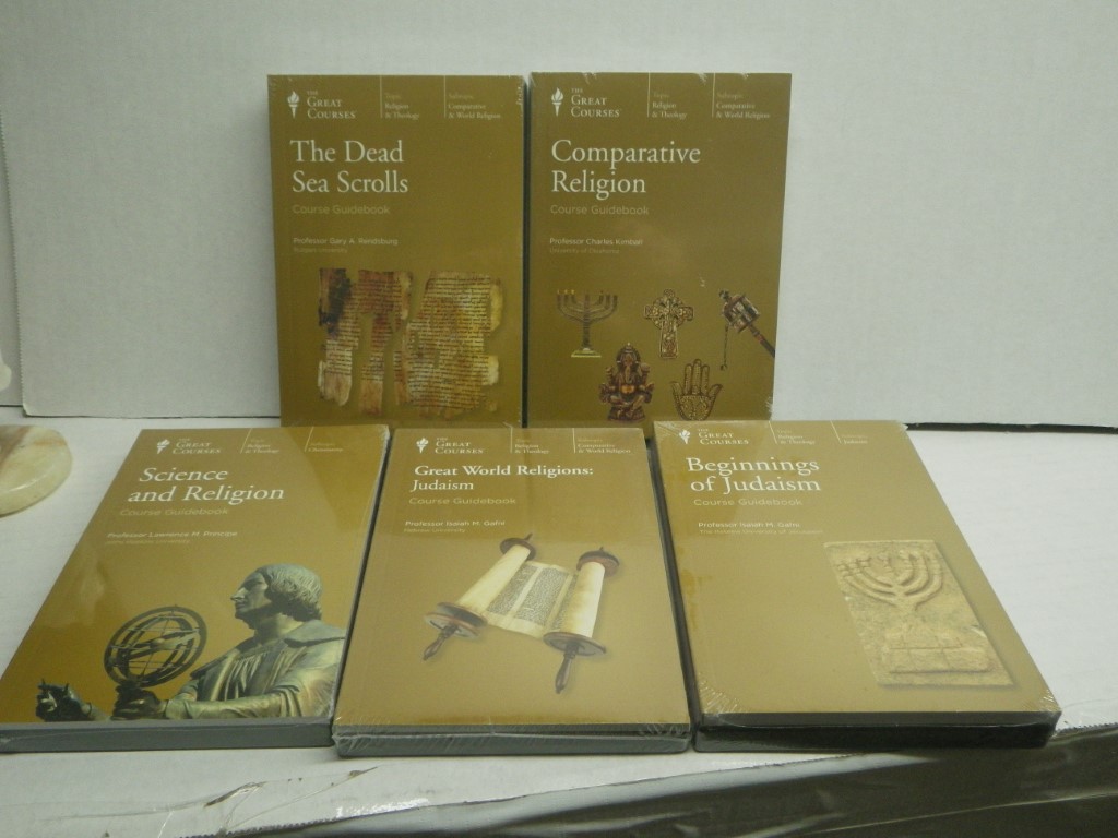 Image 0 of Lot of 5 Great Courses DVD/PB, Religion, Judaism etc.