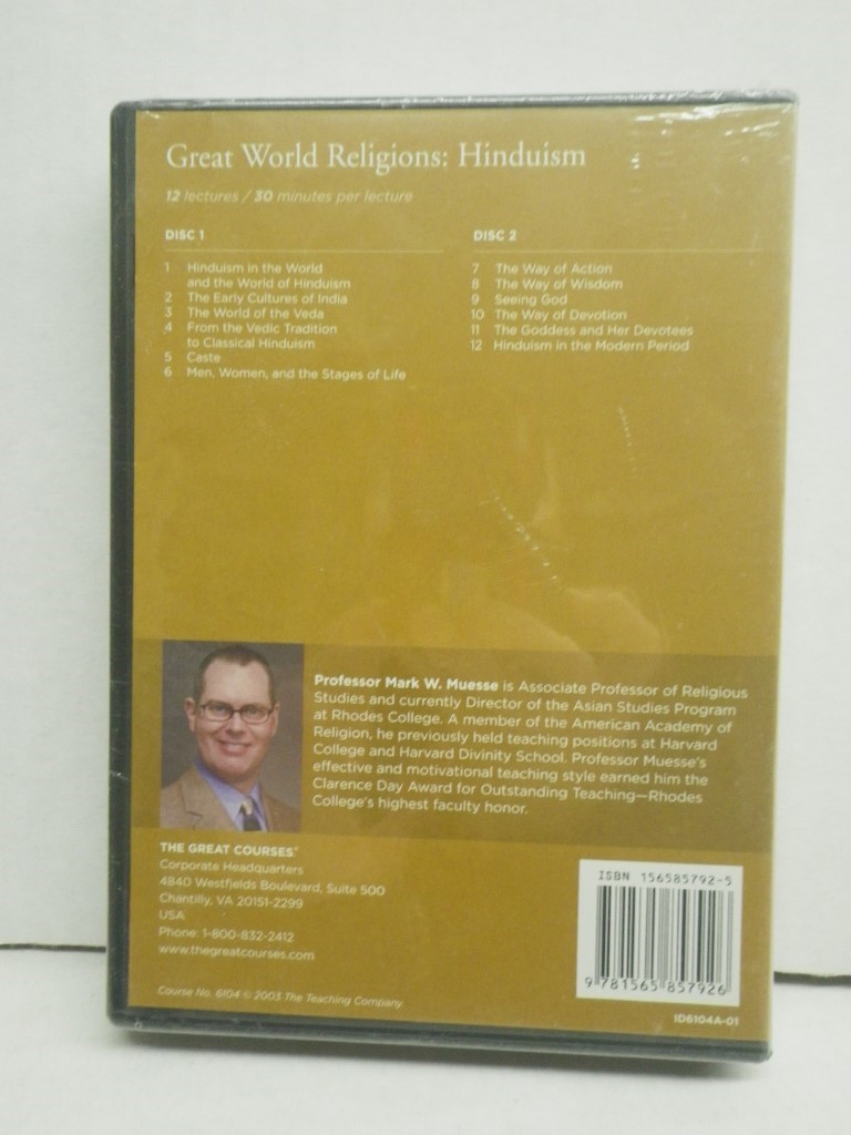 Image 3 of Lot of 5 Great Courses DVD/PB, Religion