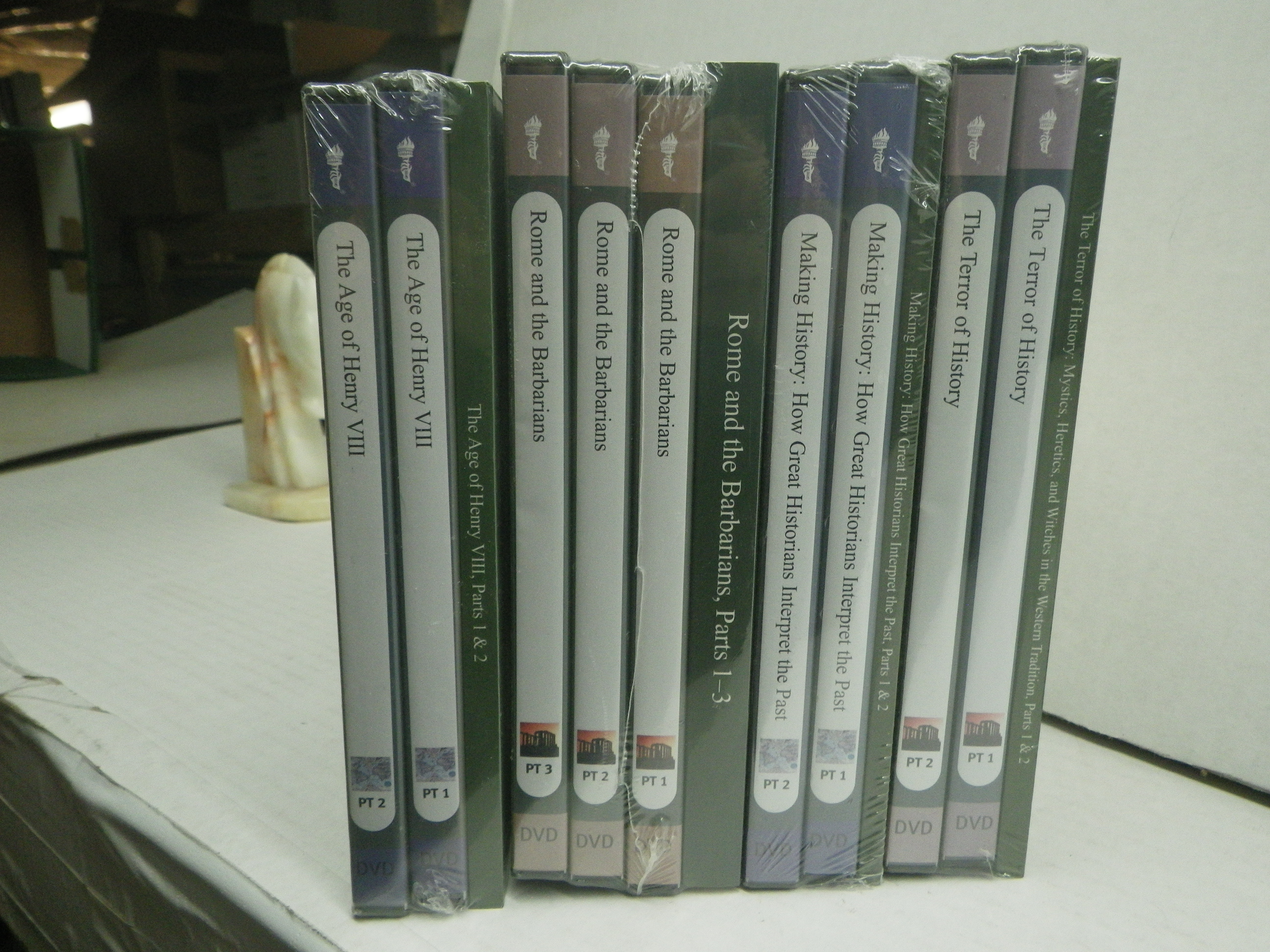 Image 1 of Lot of 4 Great Courses DVD/PB, History