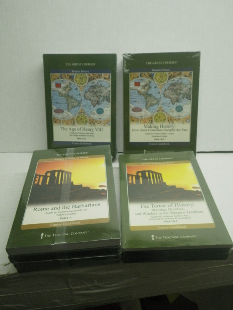 Image 0 of Lot of 4 Great Courses DVD/PB, History