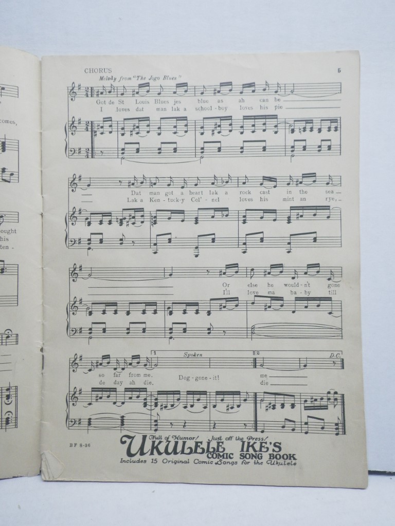 Image 2 of Vintage 1922 W.C. Handy's Collection of Blues Sheet Music songbook Book Words & 