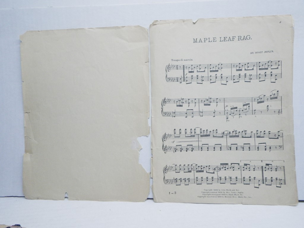 Image 1 of Maple Leaf Rag Sheet Music Piano Ragtime Solo Melrose Bros Music Co.