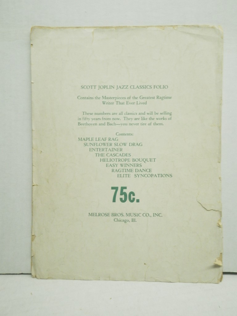 Image 3 of Maple Leaf Rag Sheet Music Piano Ragtime Solo Melrose Bros Music Co.