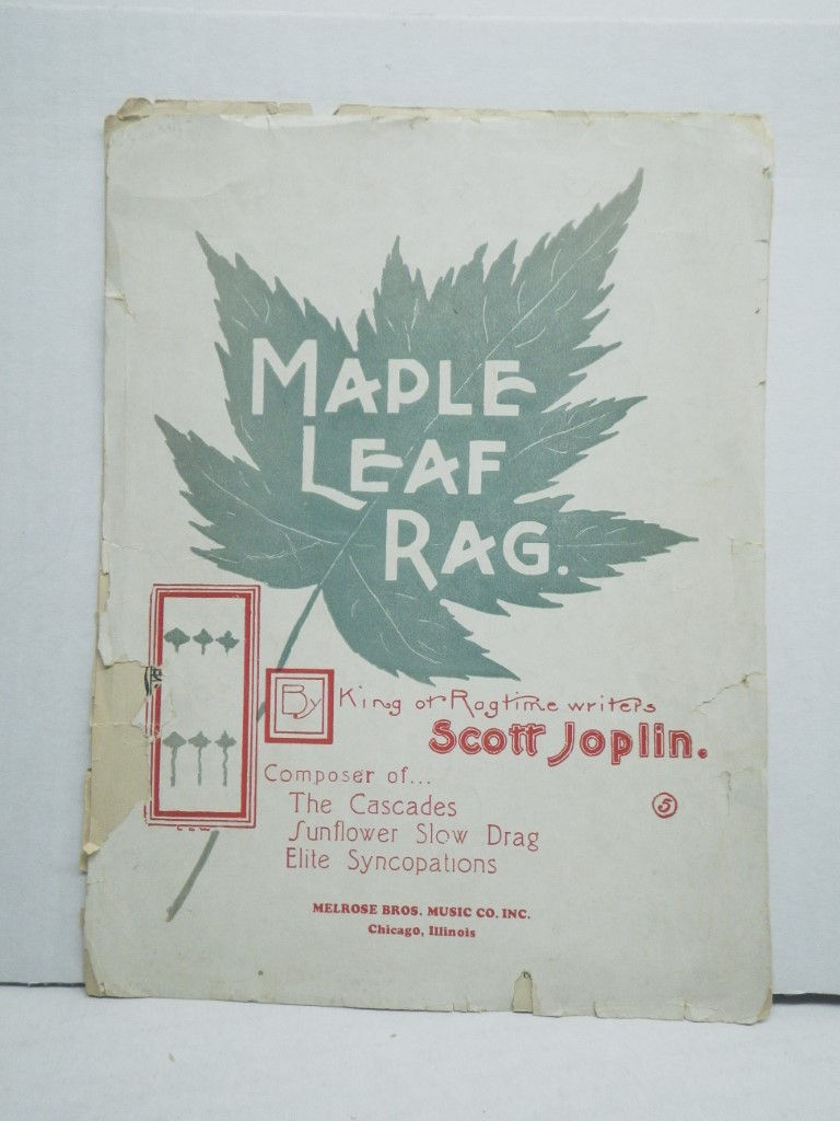 Maple Leaf Rag Sheet Music Piano Ragtime Solo Melrose Bros Music Co.