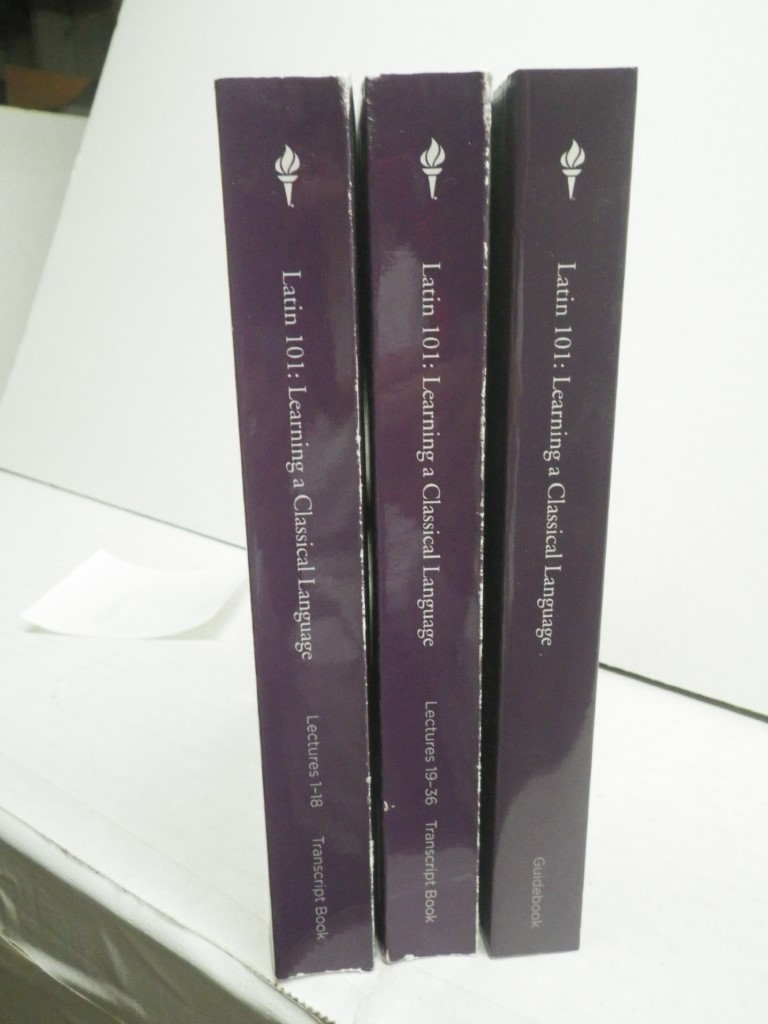 Lot of 3 Great Courses Latin 101 Lectures and Guidebook PB