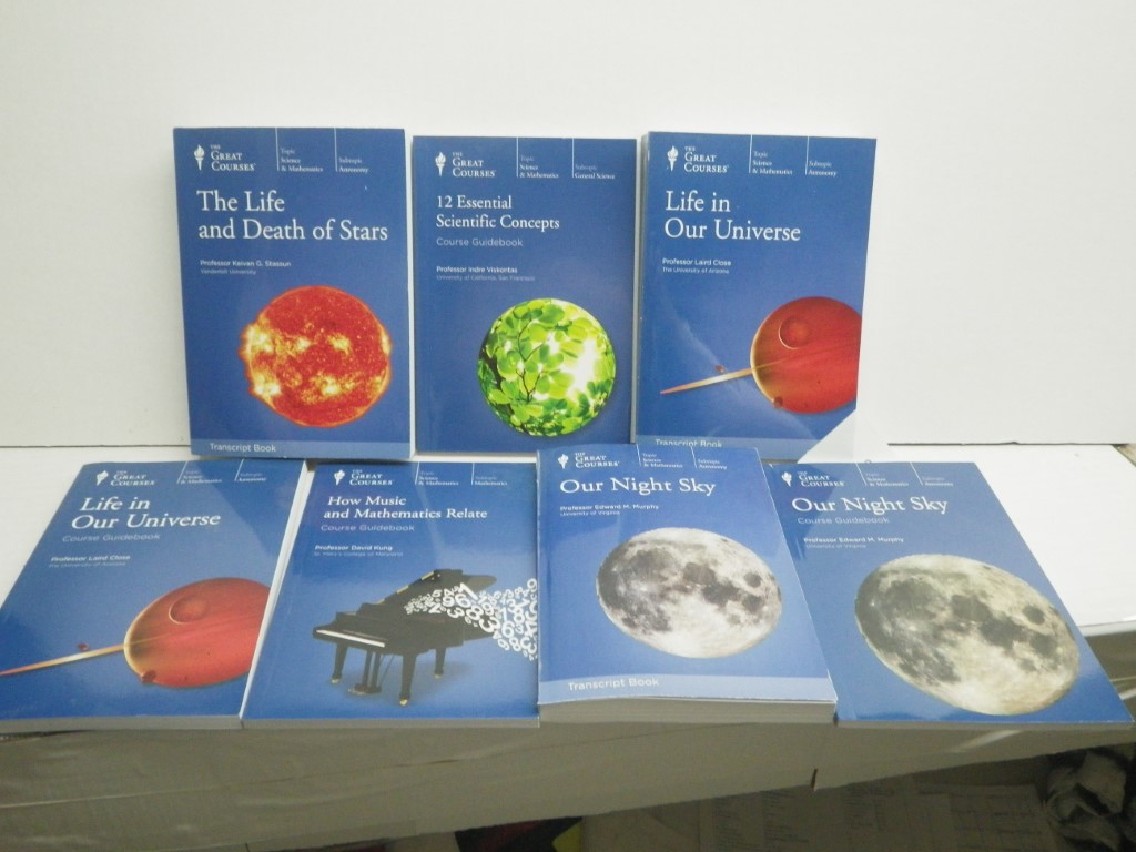Image 1 of Lot of 7 Great Courses Science PB
