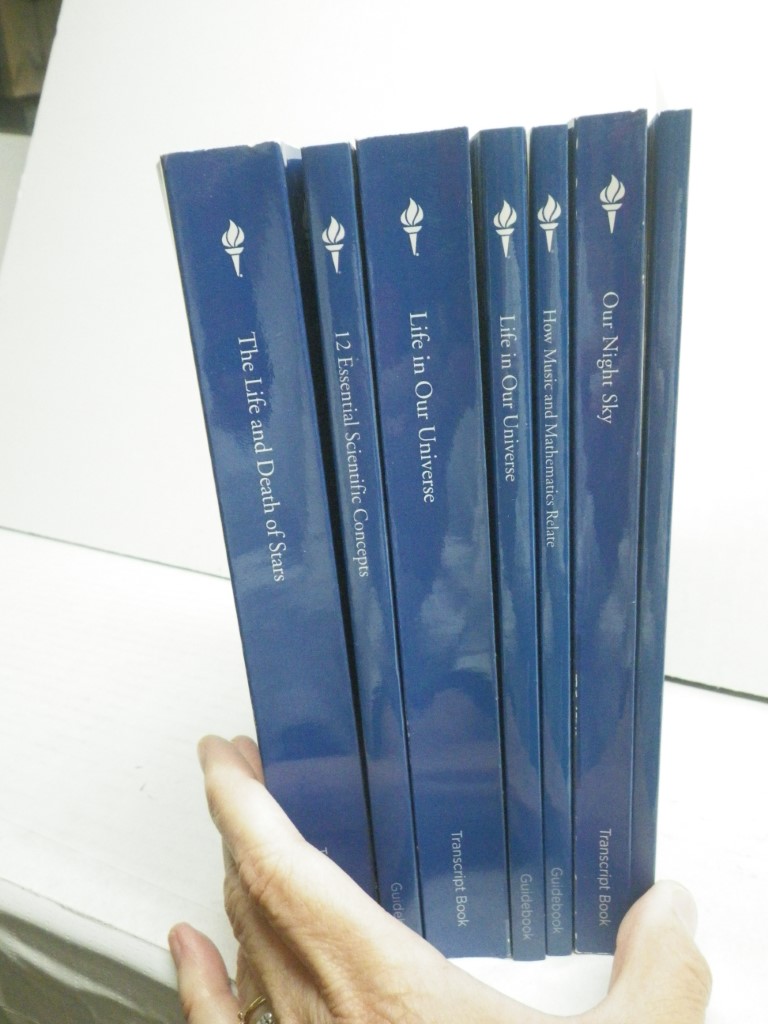 Lot of 7 Great Courses Science PB