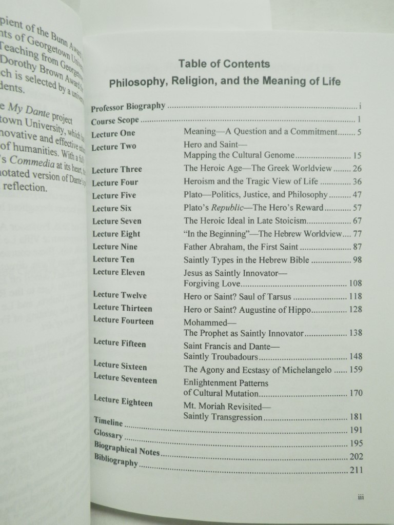 Image 1 of Philosophy Religion and the Meaning of Life, 2 Lecture PB