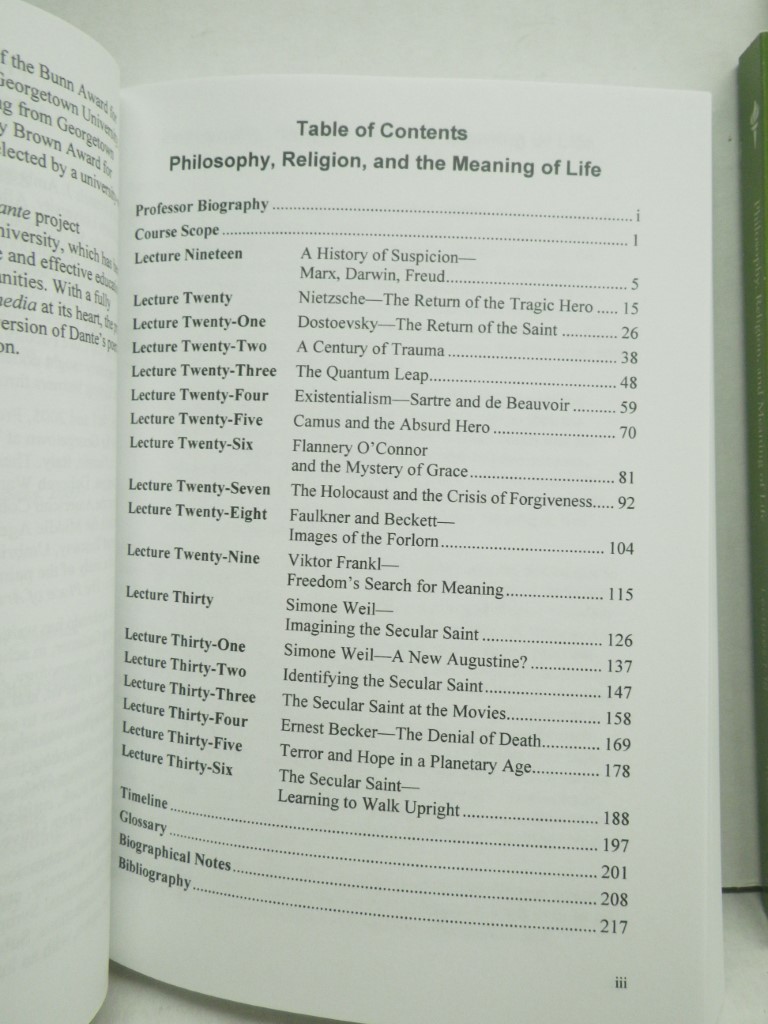 Image 2 of Philosophy Religion and the Meaning of Life, 2 Lecture PB