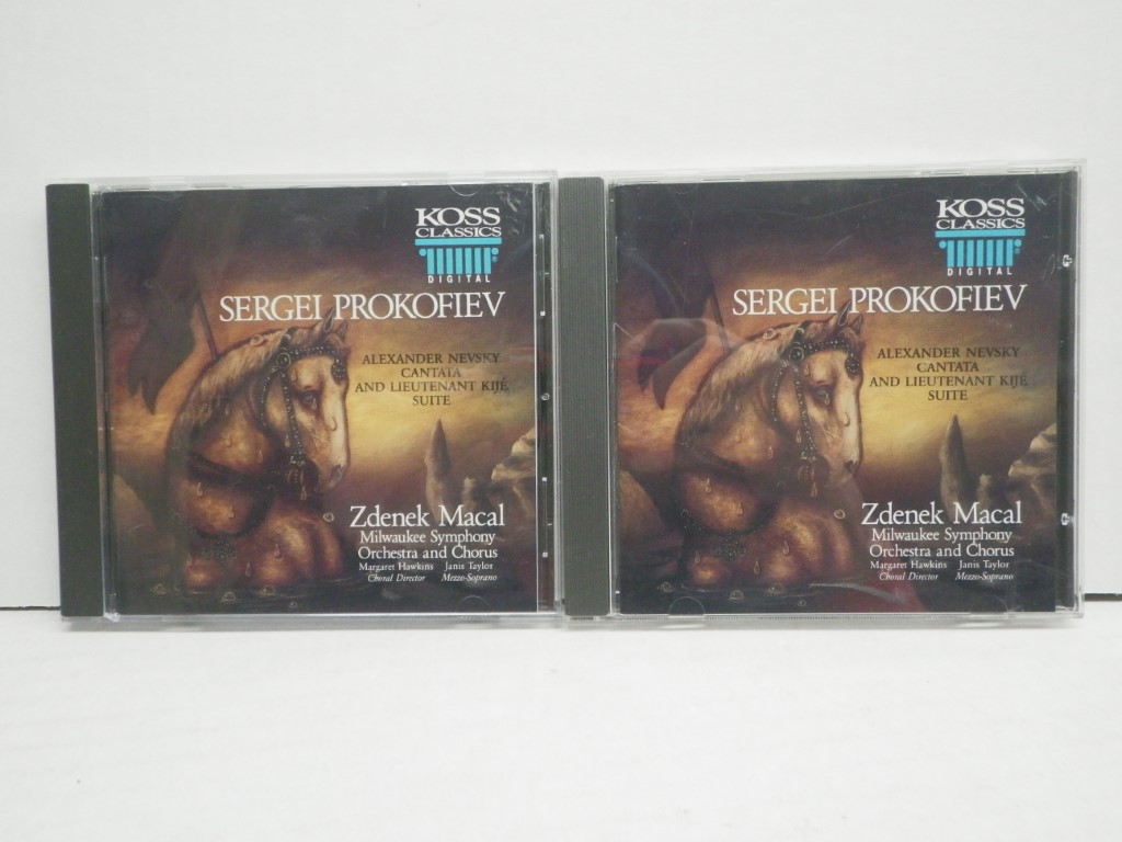 2 copies of Sergei Prokofiev: Alexander Nevsky Cantata & Lieutenant Kije Suite, 