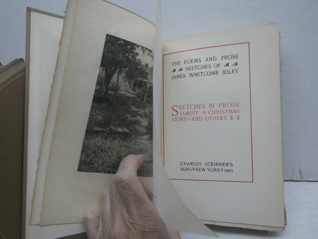 Image 2 of The Works of James Whitcomb Riley, 10 of 16 Volumes, incomplete, Vintage 1903 Ho