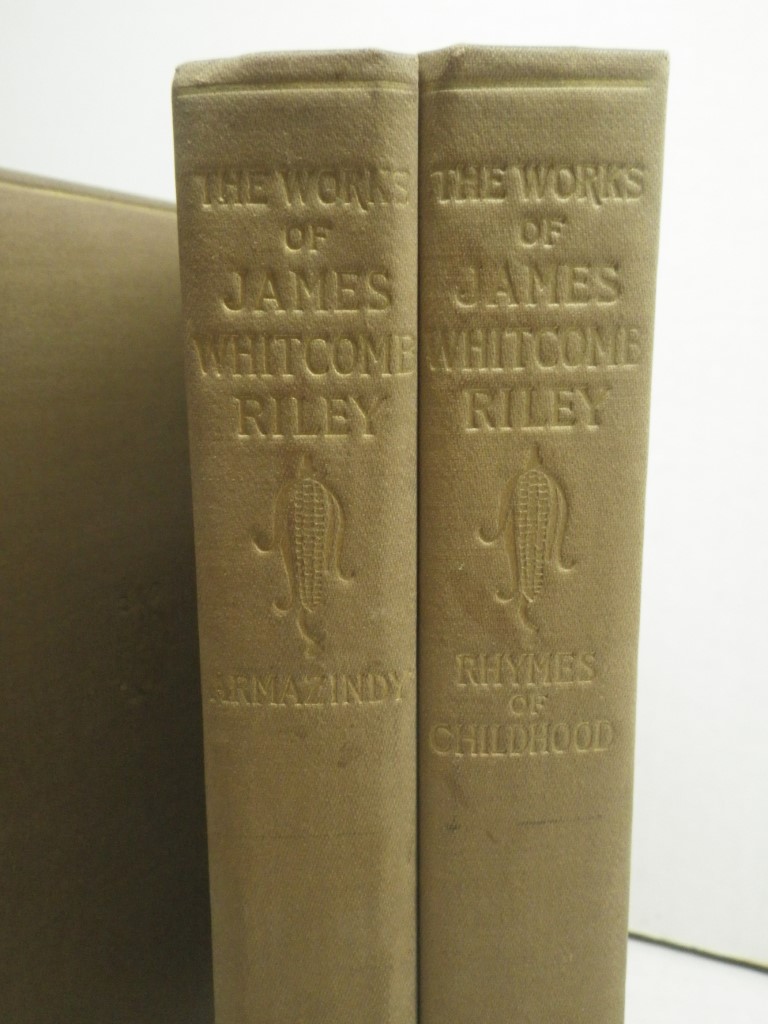 Image 4 of The Works of James Whitcomb Riley, 10 of 16 Volumes, incomplete, Vintage 1903 Ho